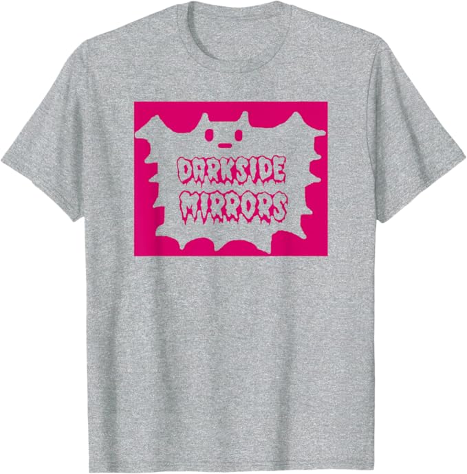 BAT PINK 杢グレー T